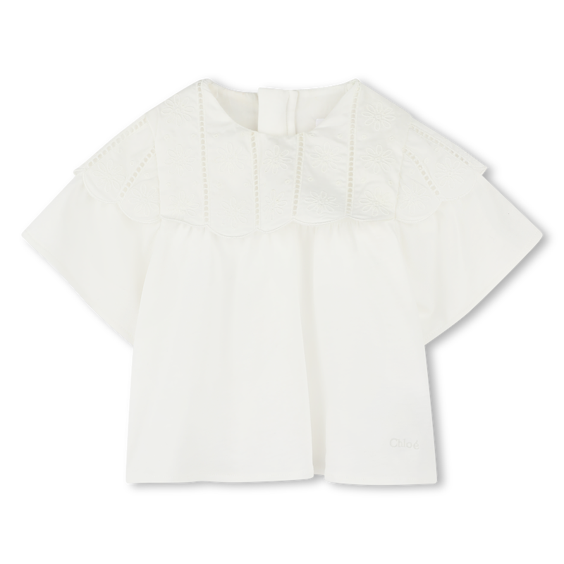 Embroidered cotton top CHLOE 
                    GIRL