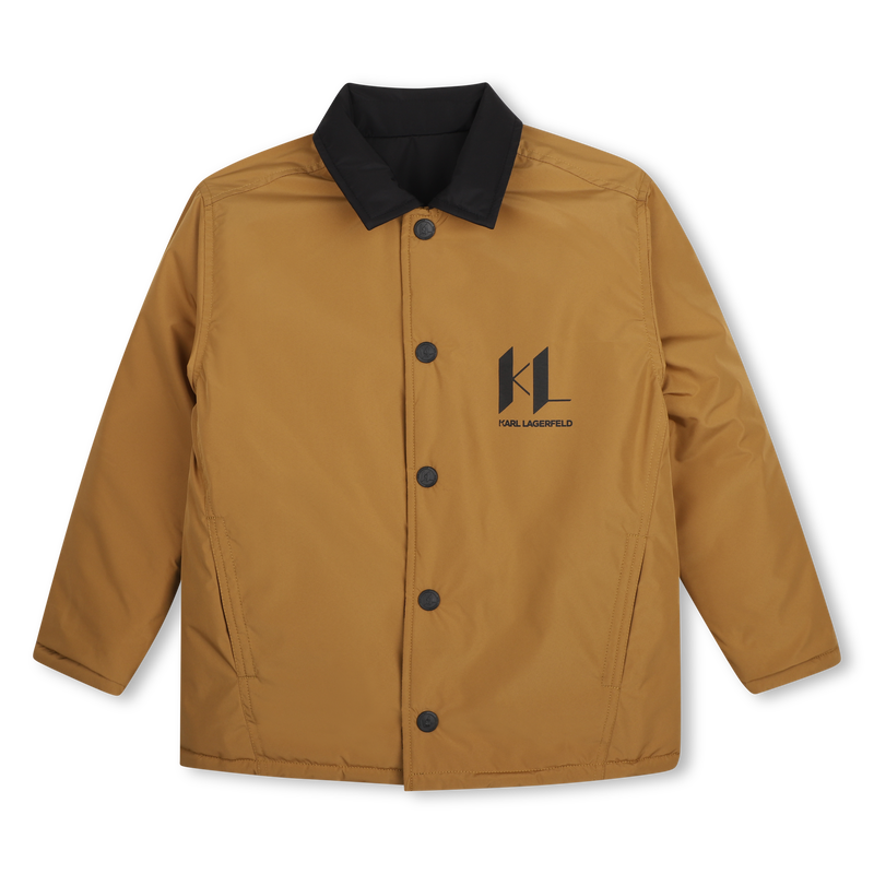 Reversible down jacket KARL LAGERFELD KIDS 
                        BOY