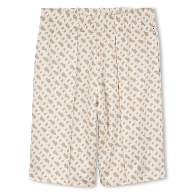 Monogram Print Bermudas BOSS 
                        BOY