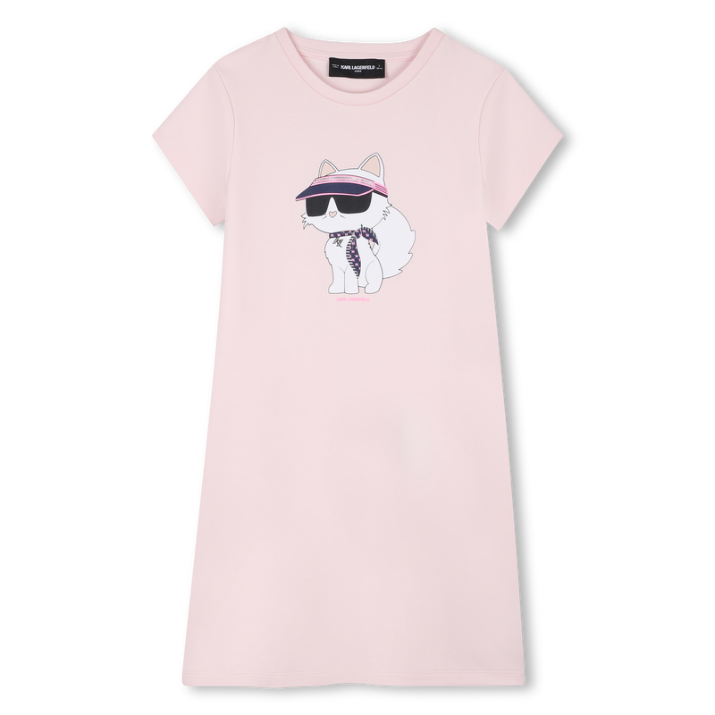 Short-Sleeved Dress KARL LAGERFELD KIDS 
                        GIRL