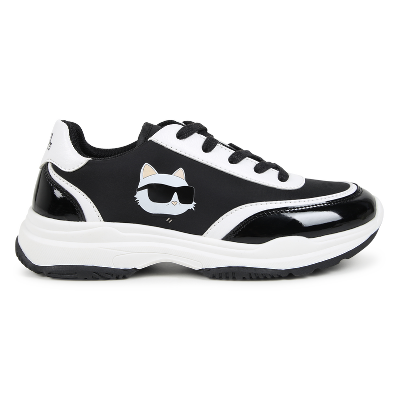 Lace-Up Sneakers KARL LAGERFELD KIDS 
                        GIRL