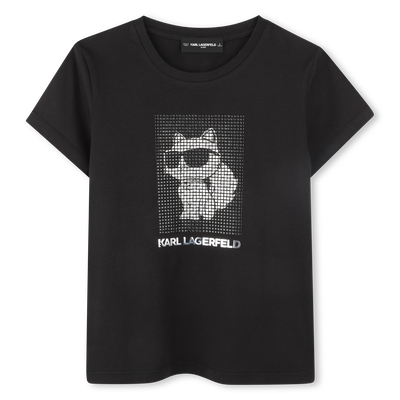 Short-sleeved T-shirt KARL LAGERFELD KIDS GIRL