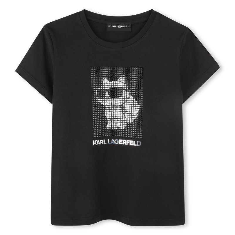 Short-sleeved T-shirt KARL LAGERFELD KIDS 
                        GIRL