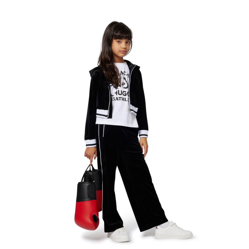 Hooded cardigan HUGO 
                        GIRL