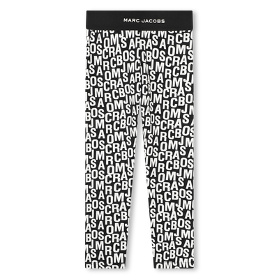 Printed Two-Tone Leggings MARC JACOBS GIRL
