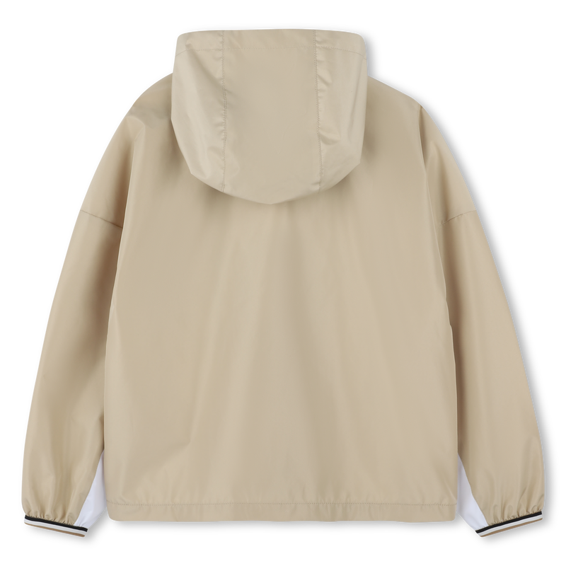 Bicolor Hooded Windbreaker BOSS 
                        BOY
