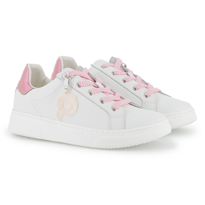 Lace-up low-top sneakers KARL LAGERFELD KIDS 
                        GIRL