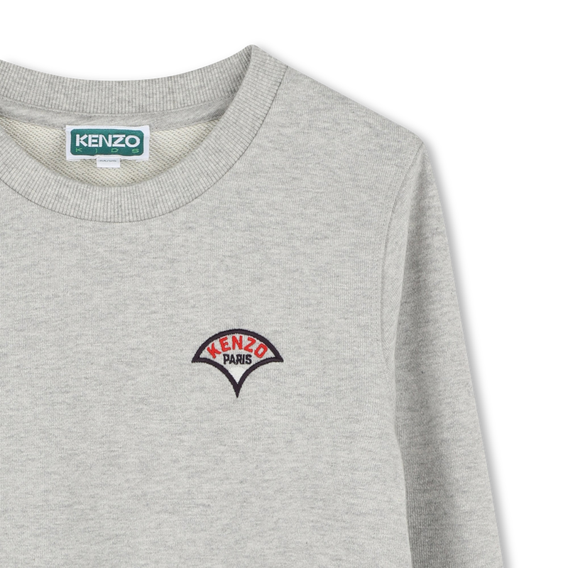 Embroidered cotton sweatshirt KENZO KIDS 
                        BOY