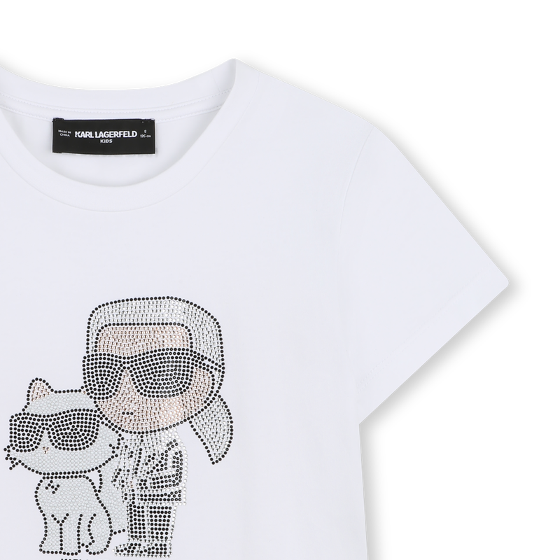 Short-Sleeved T-Shirt KARL LAGERFELD KIDS 
                        GIRL