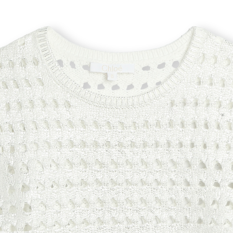 Crocheted cotton sweater CHLOE 
                    GIRL