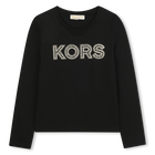 Long-sleeved jersey T-shirt, BLACK, hi-res