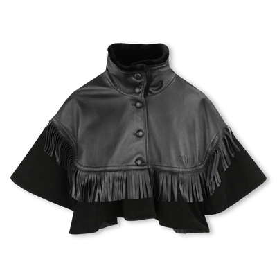 Fringed cape jacket CHLOE GIRL