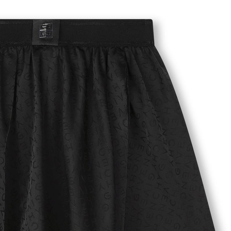 Asymmetric Logo Print Skirt GIVENCHY 
                    GIRL