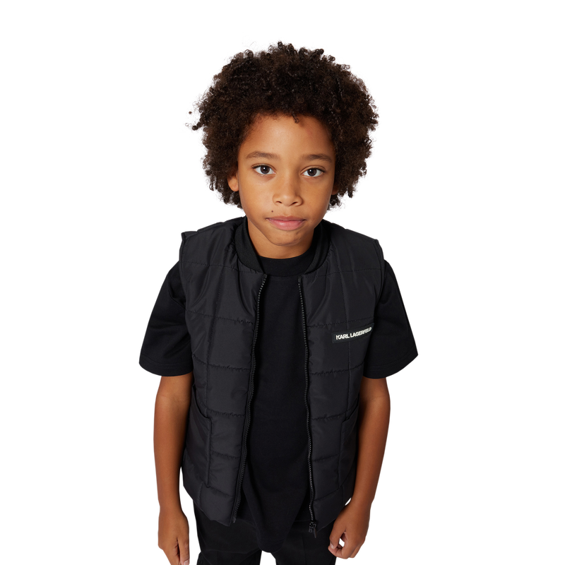 Heavy cotton jersey T-shirt KARL LAGERFELD KIDS 
                    BOY