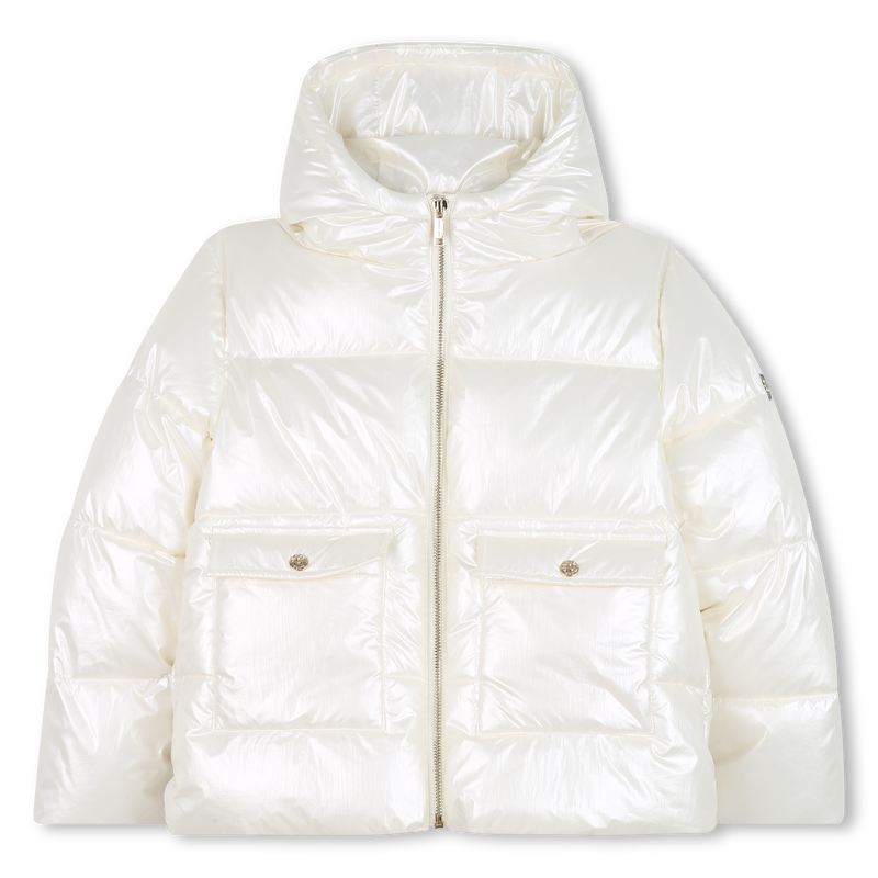 Hooded down jacket MICHAEL KORS 
                    GIRL