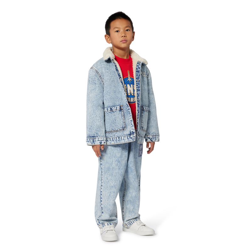Reversible jacket with snaps KENZO KIDS 
                    BOY