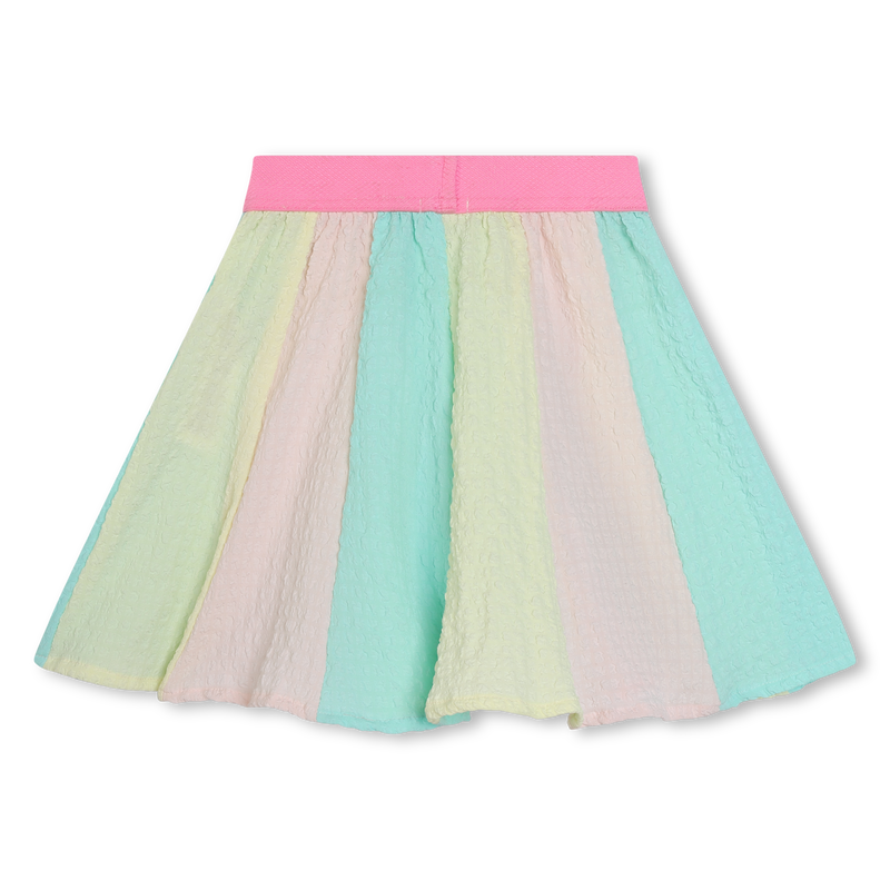 Multicolored embossed skirt BILLIEBLUSH 
                    GIRL