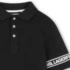 Short-Sleeved Polo Shirt KARL LAGERFELD KIDS 
                    BOY