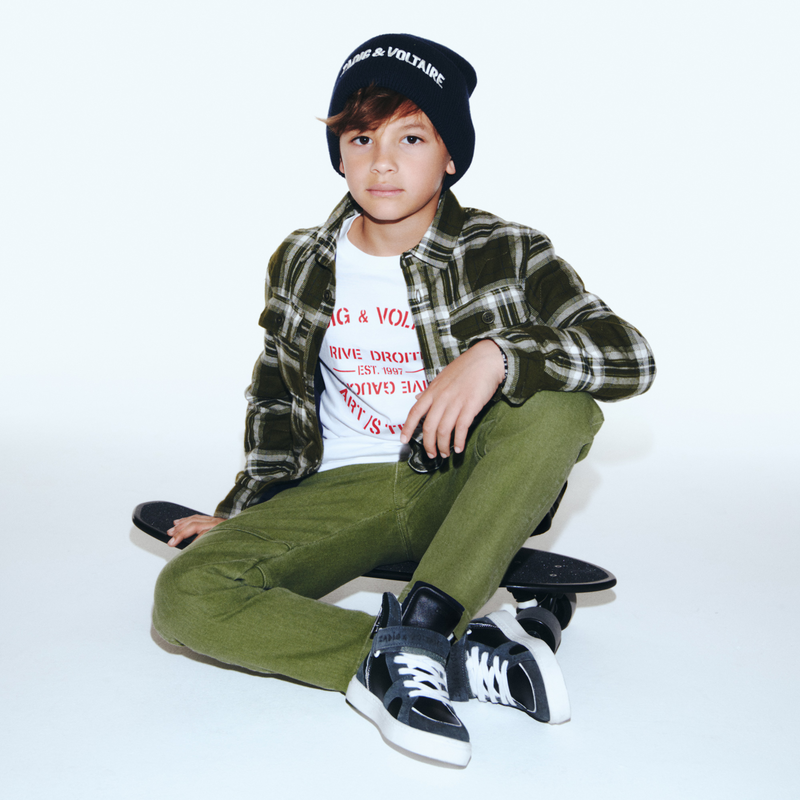 Velcro Leather Sneakers ZADIG & VOLTAIRE 
                        BOY