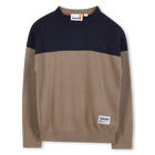 Knitted sweater, KHAKI, hi-res