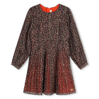 Voile-Lined Printed Dress MICHAEL KORS 
                    GIRL
