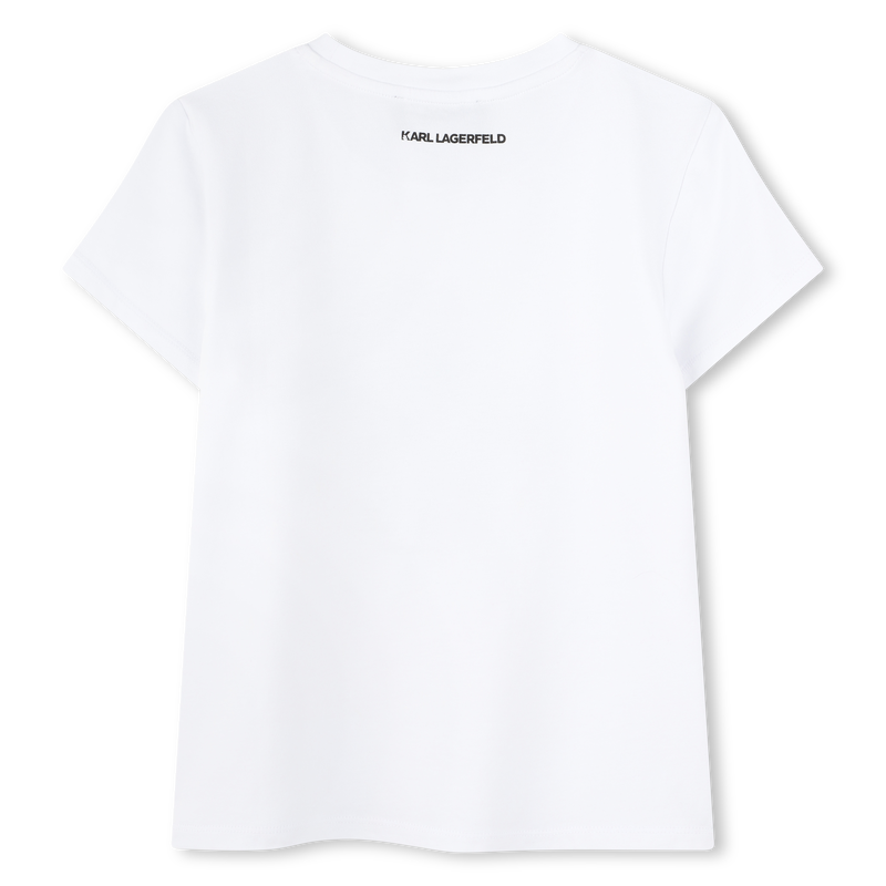 Short-sleeved T-shirt KARL LAGERFELD KIDS 
                        GIRL