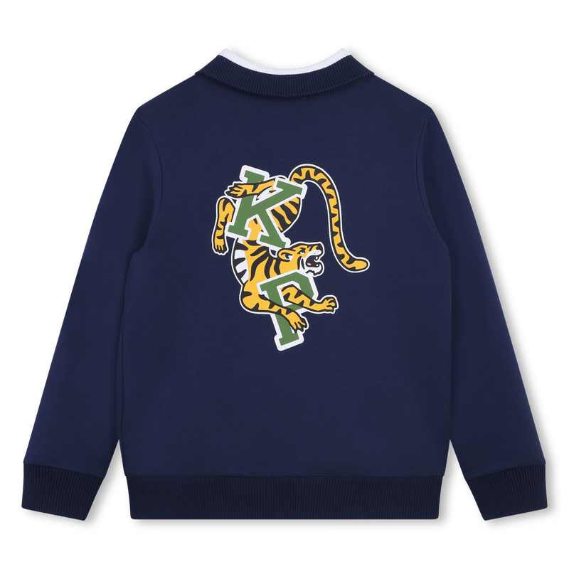 Embroidered Fleece Cardigan KENZO KIDS 
                    BOY