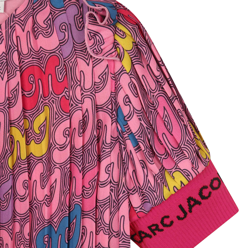 Pleated crêpe dress MARC JACOBS 
                    GIRL