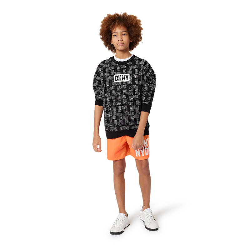 Logo print swim trunks DKNY 
                    BOY
