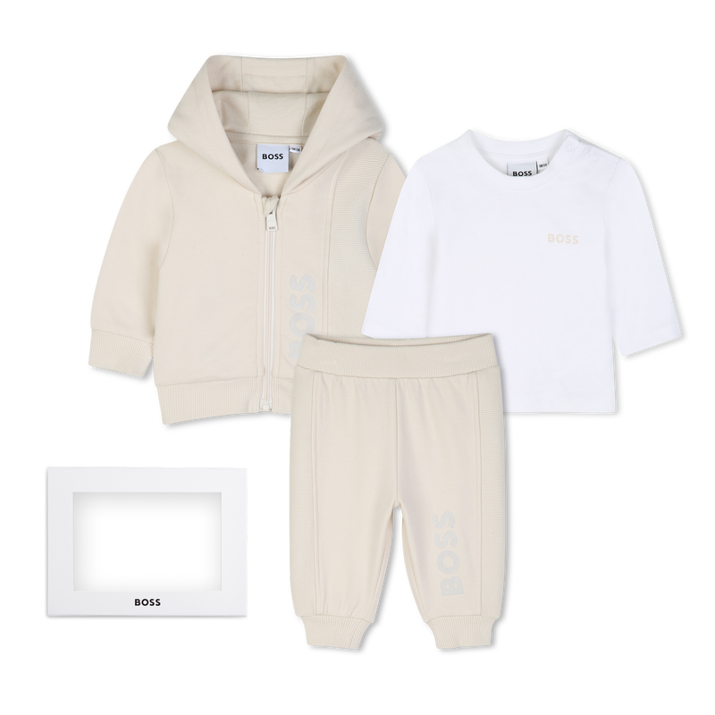 Pants, cardigan, and t-shirt set BOSS 
                        BOY