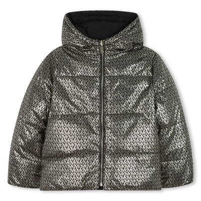 Reversible hooded puffer jacket MICHAEL KORS GIRL