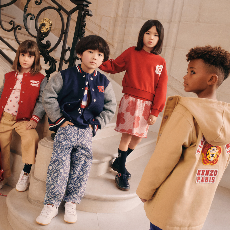 Embroidered Woolen Jacket KENZO KIDS 
                        GIRL