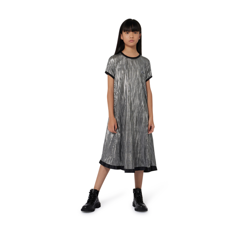 Short-Sleeved Pleated Dress DKNY 
                    GIRL