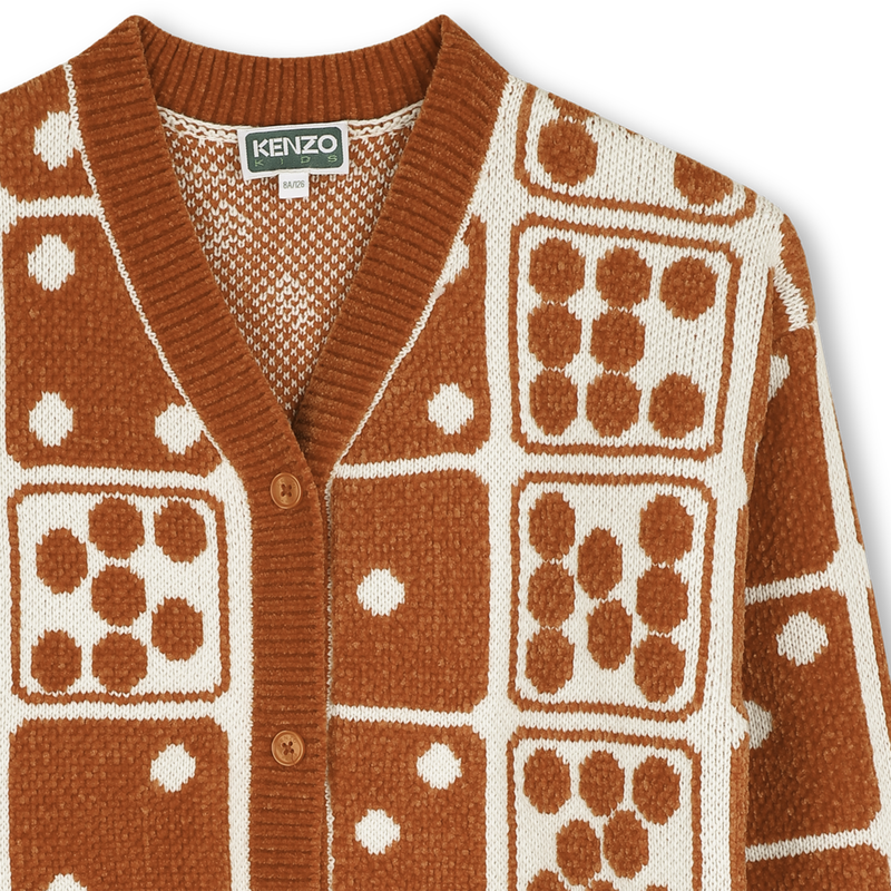 Knitted cardigan KENZO KIDS 
                        GIRL