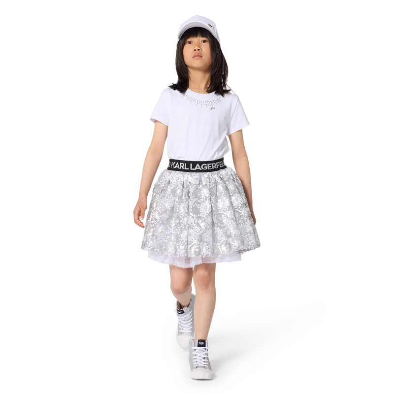 Lace-Up Sneakers KARL LAGERFELD KIDS 
                        GIRL