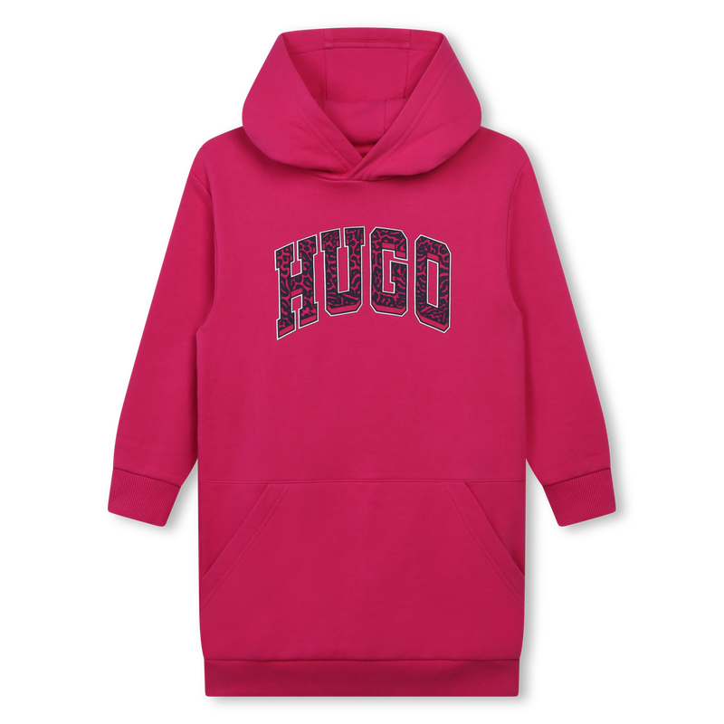 Kangaroo Pocket Fleece Dress HUGO 
                    GIRL