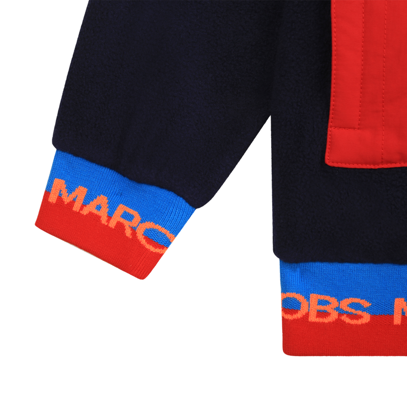 Fleece zip-up hoodie MARC JACOBS 
                    BOY