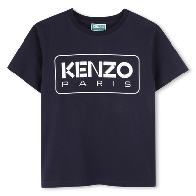 Short-Sleeved Cotton T-Shirt KENZO KIDS BOY