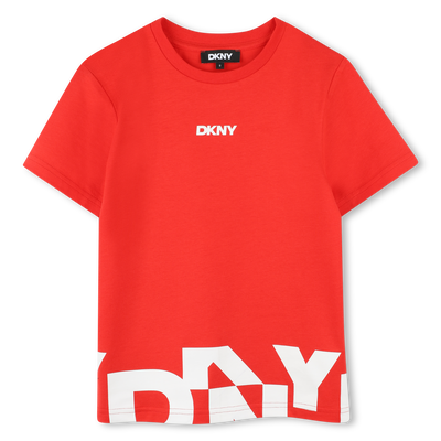 Wide-fit cotton T-shirt DKNY BOY