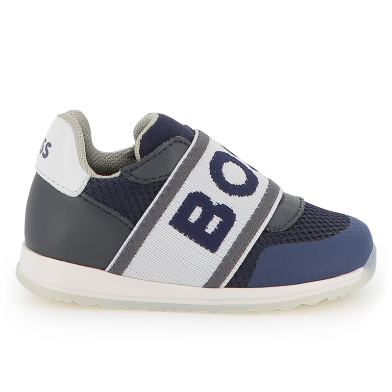Sneakers with branded elastic BOSS 
                    BOY