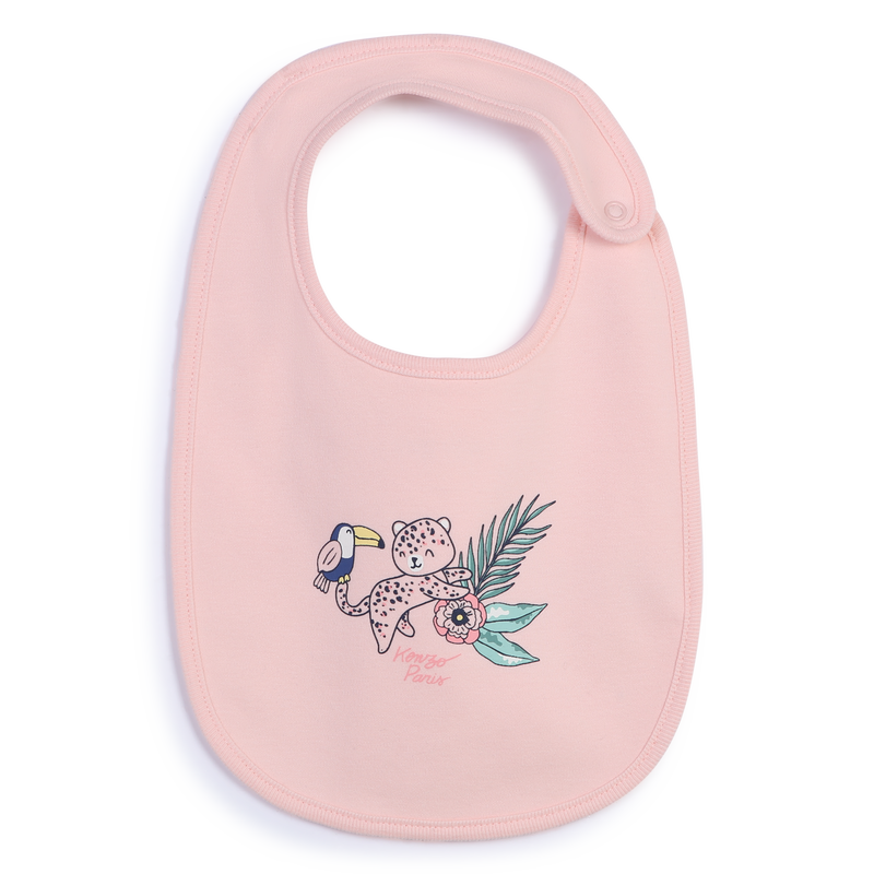 Cotton Pajamas, Hat & Bib KENZO KIDS 
                        GIRL