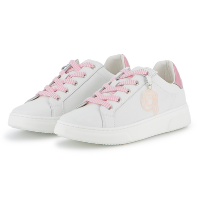 Lace-up low-top sneakers KARL LAGERFELD KIDS GIRL
