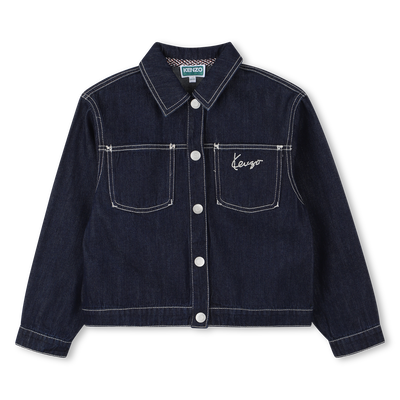 Denim jacket KENZO KIDS GIRL