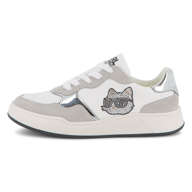 Lace-up low-top sneakers KARL LAGERFELD KIDS 
                        GIRL
