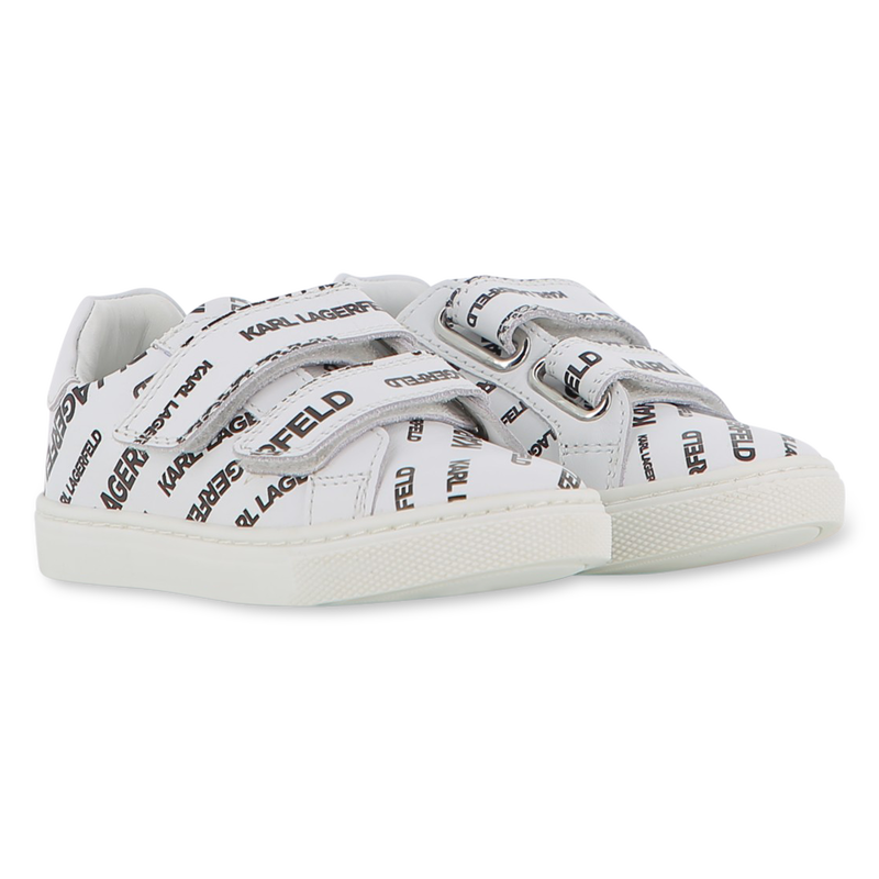 Leather Velcro sneakers KARL LAGERFELD KIDS 
                    UNISEX