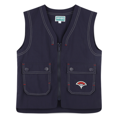 Zip-up vest KENZO KIDS BOY