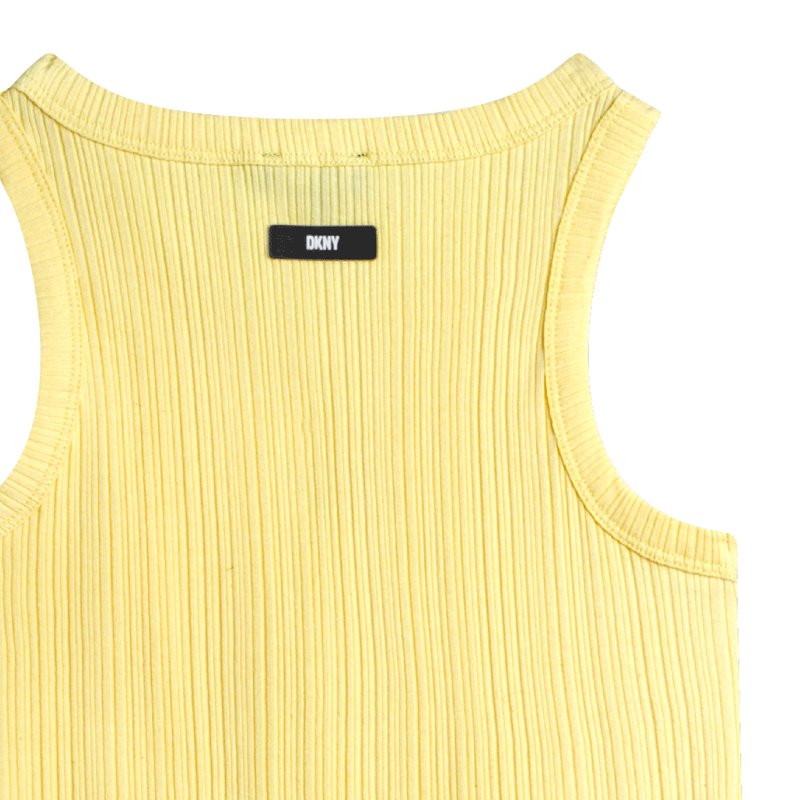 Cotton tank top DKNY 
                    GIRL
