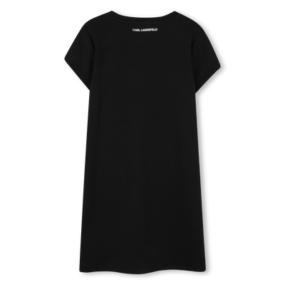 Short-Sleeved Dress KARL LAGERFELD KIDS GIRL