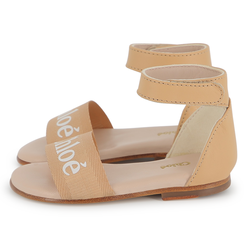 Printed leather sandals CHLOE 
                    GIRL