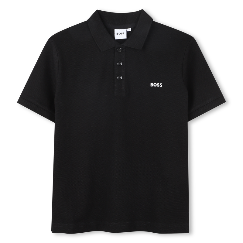 Cotton Logo Polo BOSS 
                        BOY
